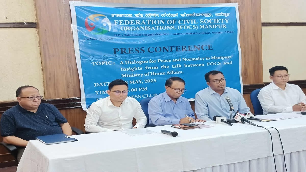 Ministry of Home Affairs Urges Caution and Patience on Resettlement and Free Movement in Manipur: FOCS Delegation Briefed in New Delhi