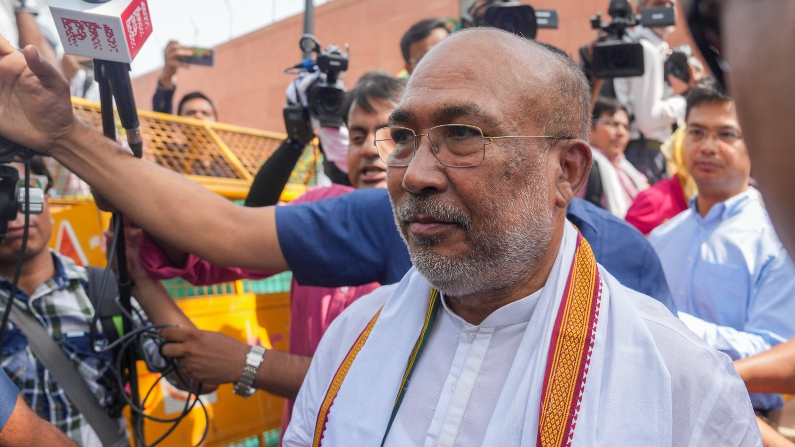 Biren Singh Leads BJP MLAs to Delhi to Push for Restoration of “Popular Government” in Manipur